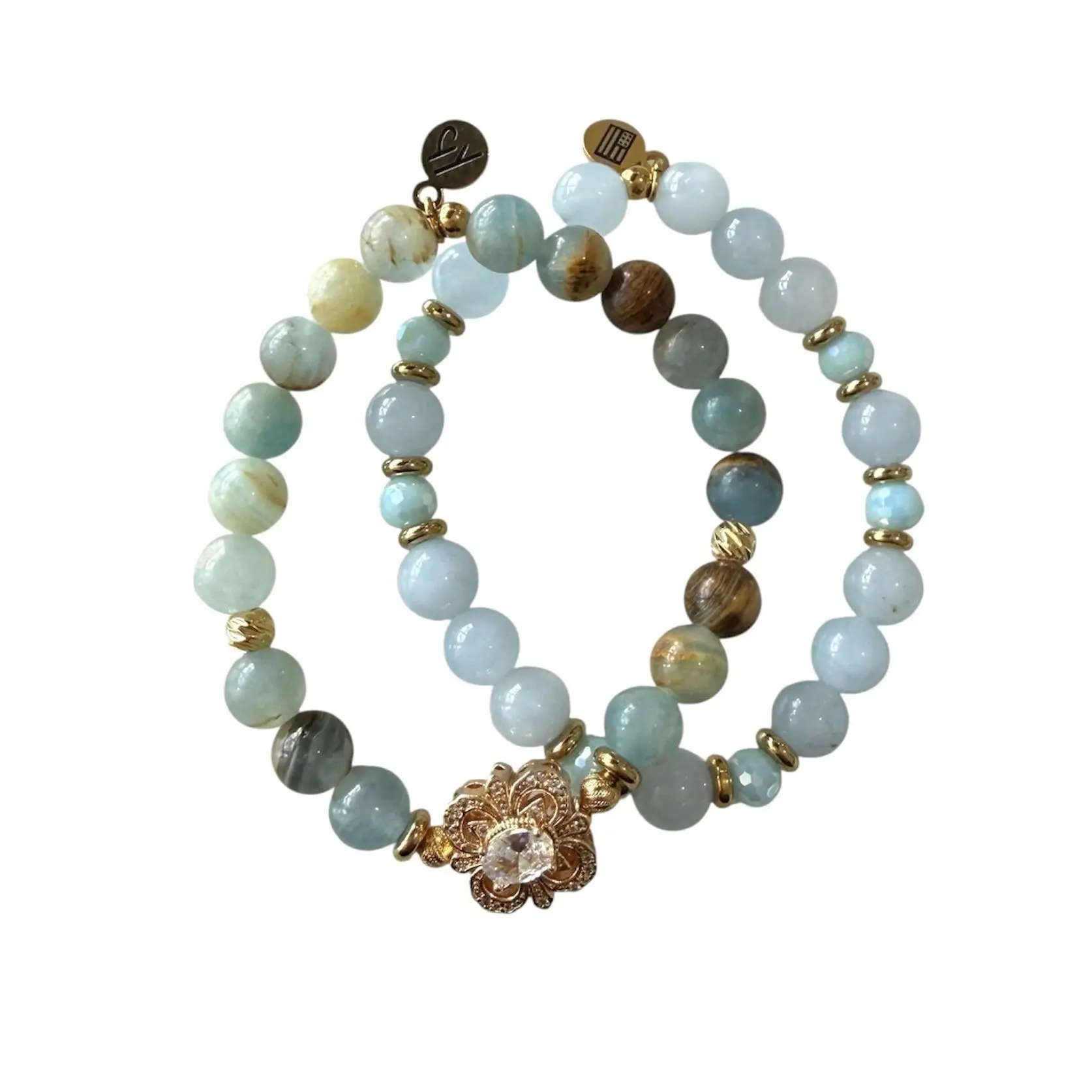 TTT Live Exclusive Blue Calcite Gemstone Bracelet Bundle August 11
