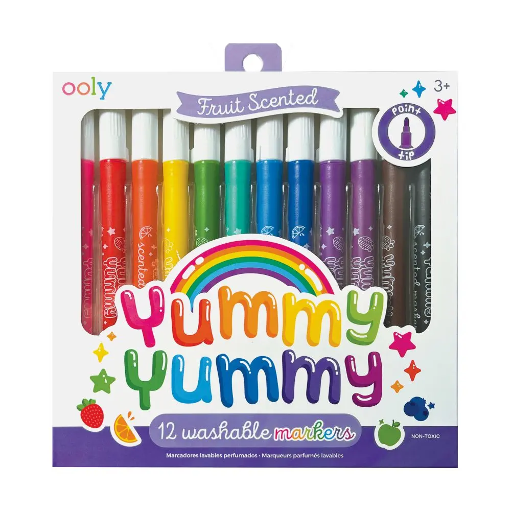 {Ooly} Yummy Yummy Fruit Scented Markers :: Set of 12