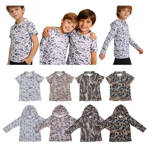 C Kids Clothing Boy Camo Hoodies Boy Hunting Clothes Winter Shirt