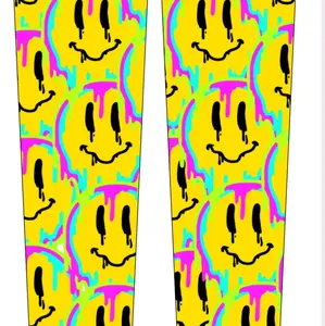 Drippy smiley face arm sleeve