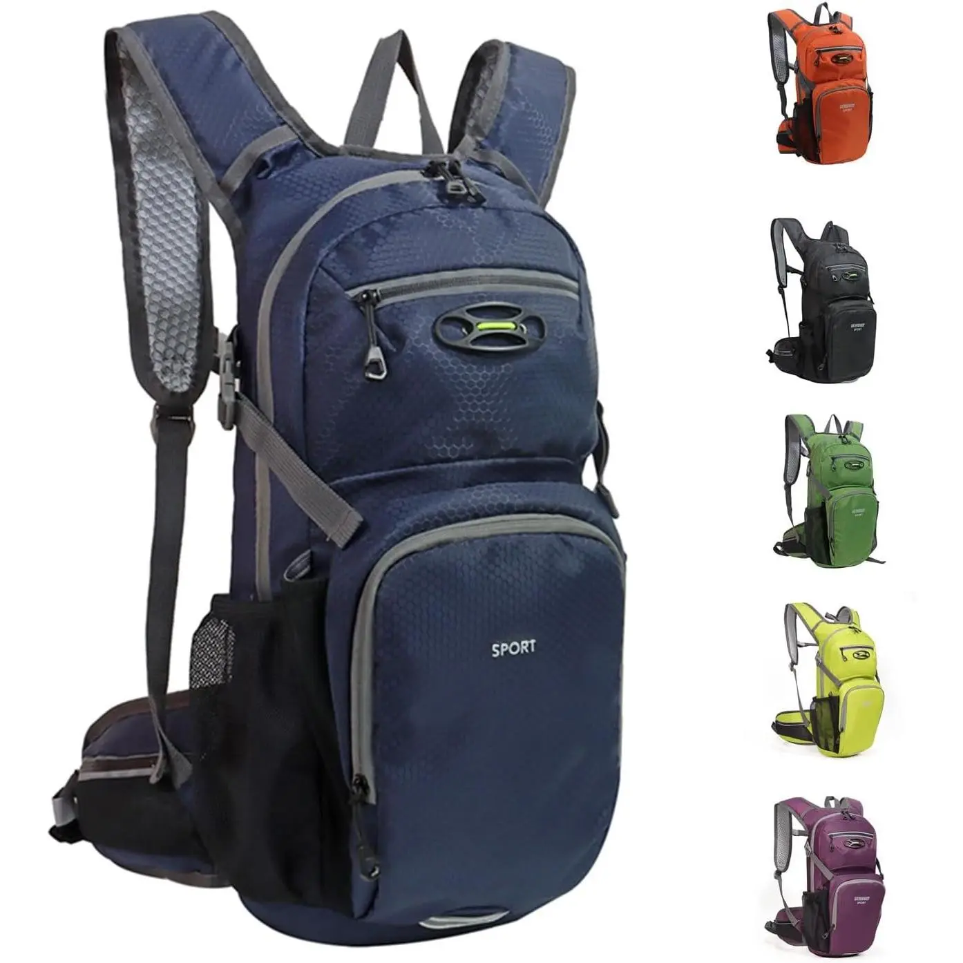 Hiking Daypack  Biking Backpack 15L Lightweight Durable Backpack for Ski Snowboarding Running MTB Cycling