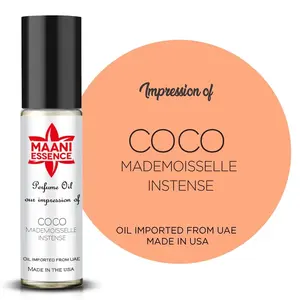 FRAGRANCE OILS impression of Coco Mademoisselle Intense SCENT Perfume body oil fragrance, Concentrated Grade Parfum Oil, Roll on attar , Oil imported from UAE