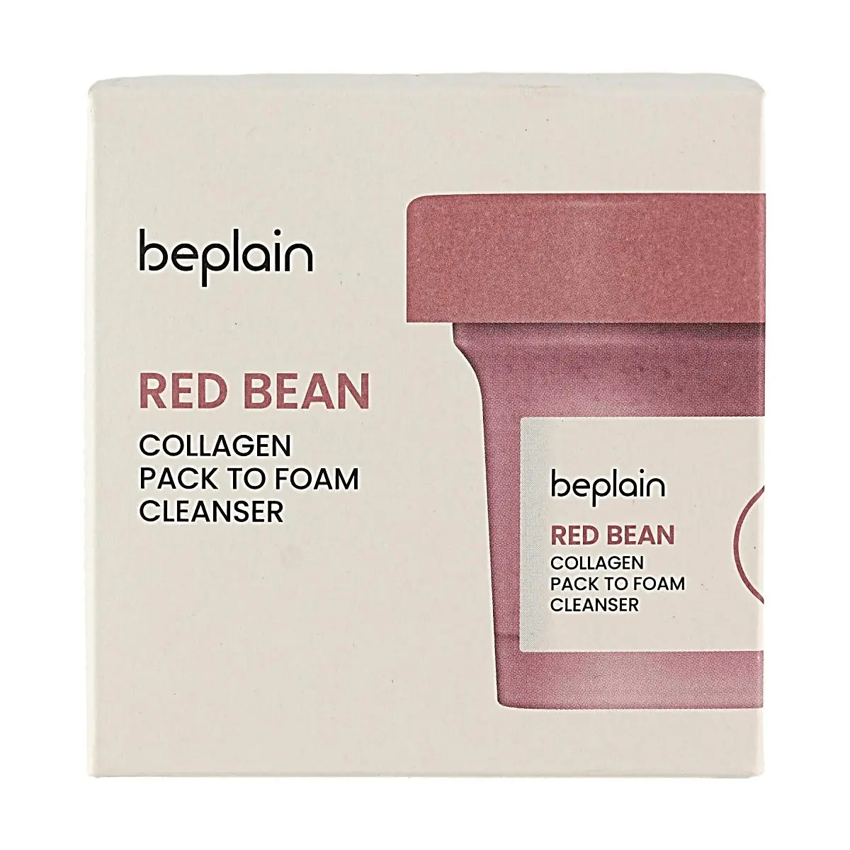beplain Red Bean Collagen Cleansing Balm - 2-in-1 Makeup Remover & Face Wash, Gentle & Hydrating, 100ml