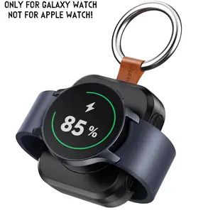 Portable Charger Only For Samsung Galaxy Watch Active 1/2/3/4/5 Pro/6 Classic/6/7/8 With Capacity Of 1200 Mah And Supports Fast Wireless Charging (Not for Apple Watch) tiktokshopspringglowup
