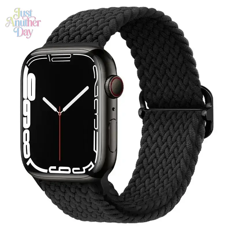 Braided Elastic Apple Watch Band – Stretch Strap (38–49mm, Series & Ultra) Braided Elastic Apple Watch Band – Stretch Strap (38–49mm, Series & Ultra)