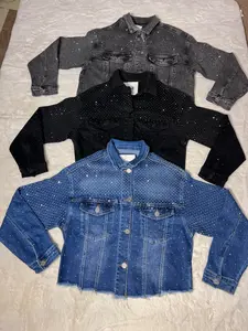 Bling Bling Jacket - Women's denim jacket , Made from Cotton and Polyester Blend