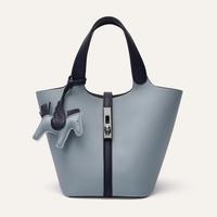 Light blue with navy blue