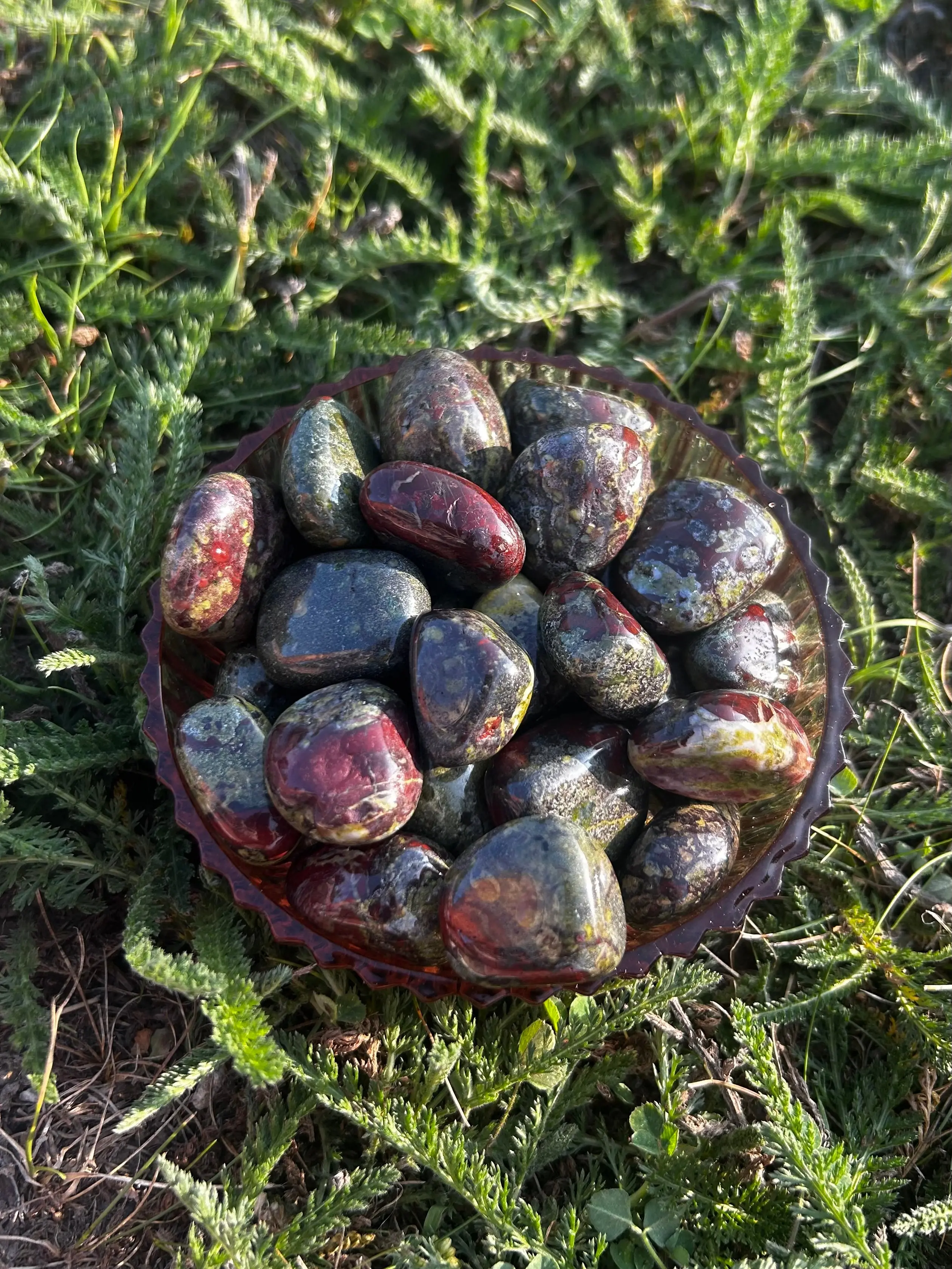 Dragon Bloodstone Tumbles rock