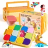 Jar Melo Soft & Moldable Air Dry Clay Kit for Kids - Art Kits with Storage Box, Sculpting Tools, DIY Molding Clay, Kids Toys for Crafts Gift, Fidget Sensory toys,gift for kids
