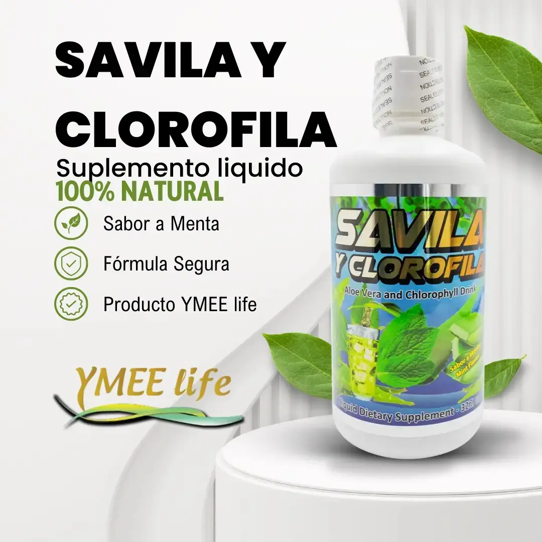 YMEE Life Natural Liquid Water-Based Edible Aloe Vera & Chlorophyll Healthcare Dietary Supplement for Adults, Single Item, 32 fl.oz