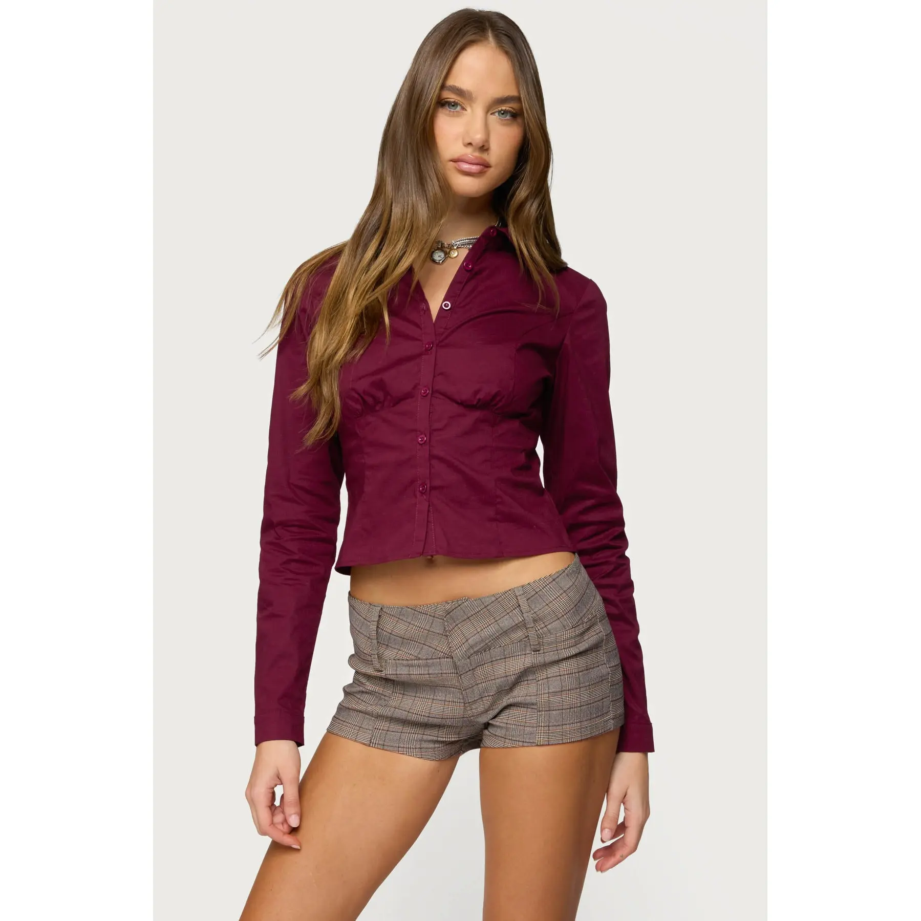 Laurna Tailored Button Up Shirt Laurna Tailored Button Up Shirt