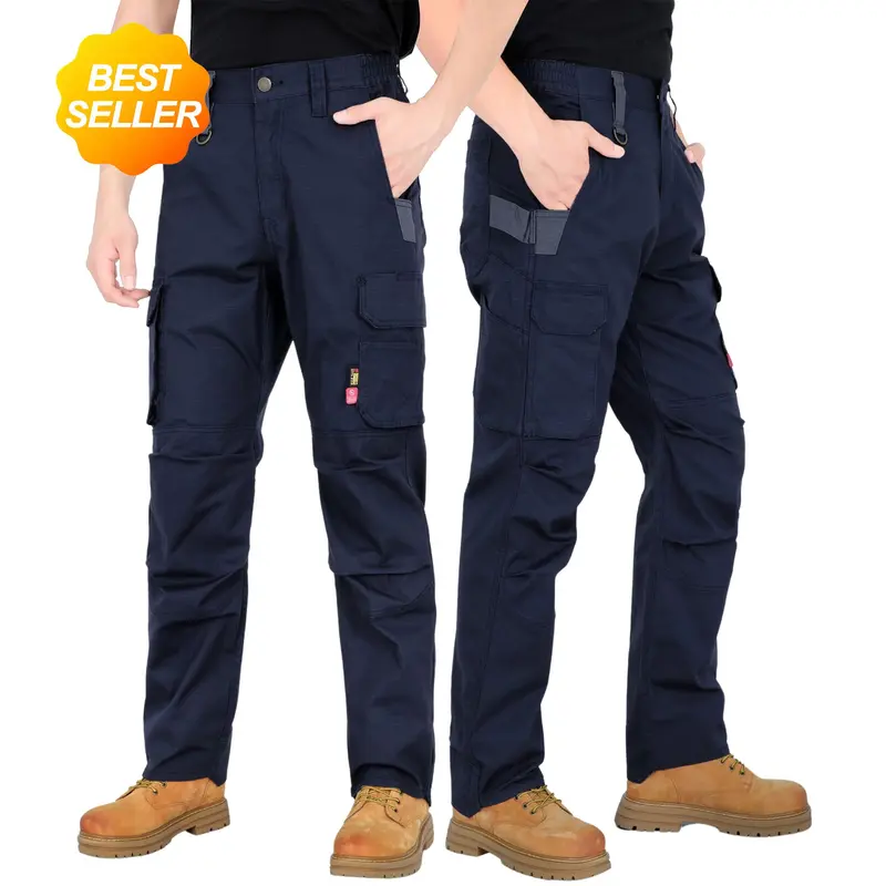 6 oz Lightweight Rip Stop Stretch Cargo Reinforced FR Work Carpenter Pants