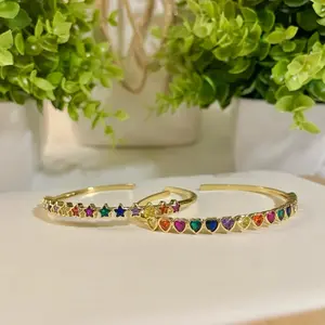 Multi Color Rainbow Rhinestone Necklaces and Bracelet for Stylish Accessories Jewelry Sets