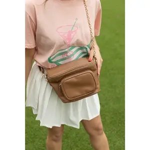 Crosby Tan Bag - Stylish Bag with Classic Design, Ideal for Everyday Use, Lightweight and Versatile
