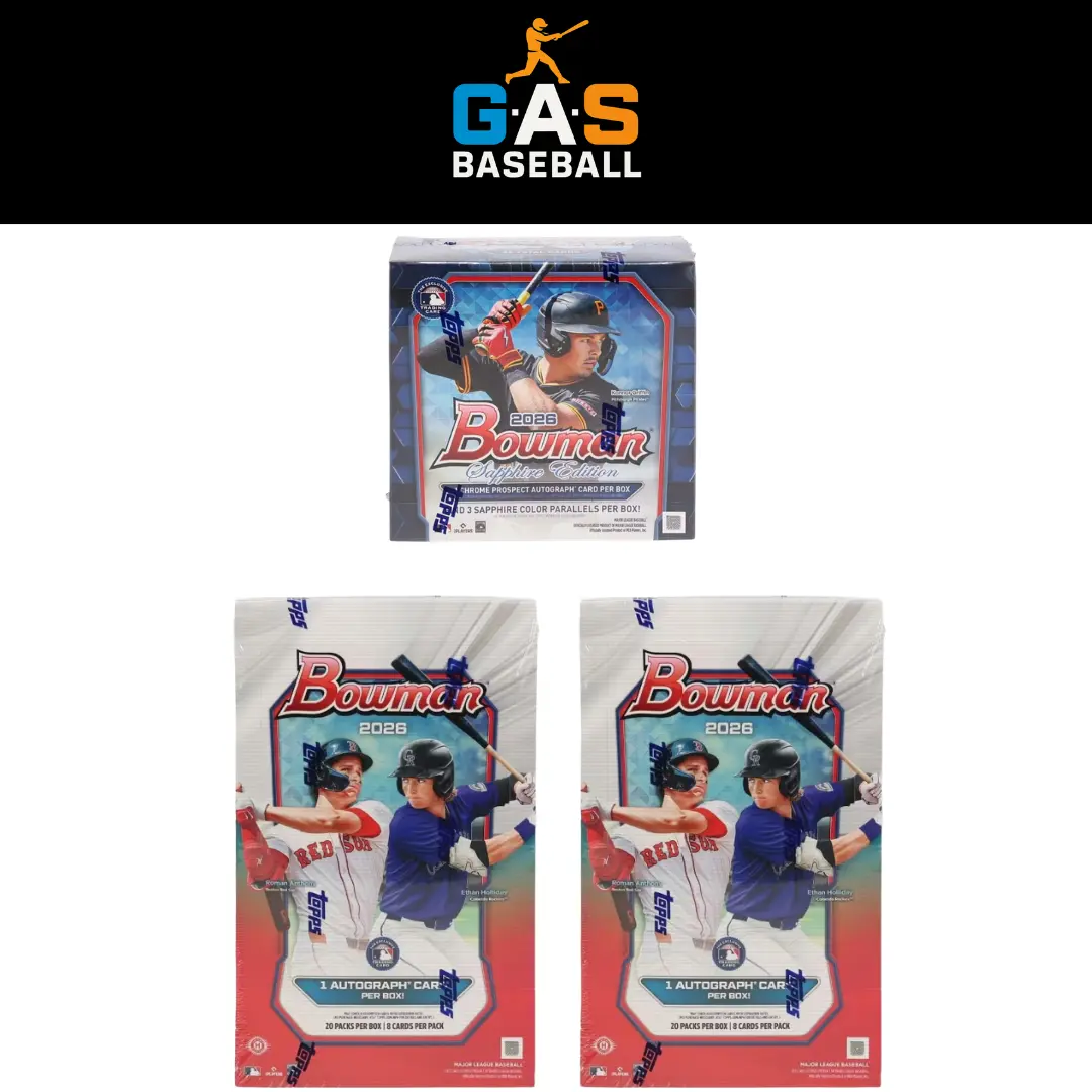 Break 6805 3-box 1x 2026 Bowman Sapphire; 2x 2026 Bowman Hobby