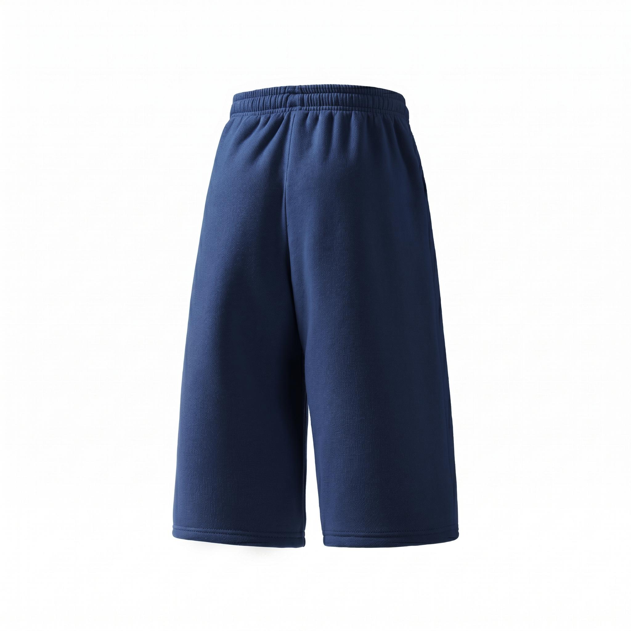4-Pack Men’s 3/4 Length Sweat Shorts – Stretch, breathable casual JSweat shorts with elastic waistband and drawstring, loose fit bermuda shorts; breathable, stretchy, comfortable athletic workout shorts for everyday wear and gym