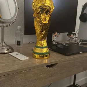 1PC World Cup Champion Trophy Model, Fifa World Cup Trophy Collector's Item, Soccer Fan Merchandise for Enthusiasts