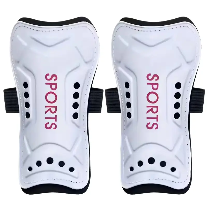 Adult soccer shin guards, 1 pair, lightweight, breathable, durable, suitable for protecting the calves during matches.