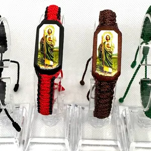 San Judas Tadeo~Pulsera de tejido doble!