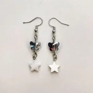 Iridescent Butterfly Earrings