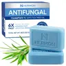 Hermon Antifungal Tea Tree Power Cleansing Soap (250g, 1% Tolnaftate) - Clinically Proven Athlete's Foot Care, Itch Relief Body Wash with Coconut Oil, Ceramides & Botanical Extracts - Daily Men's Body Care for Gym Use