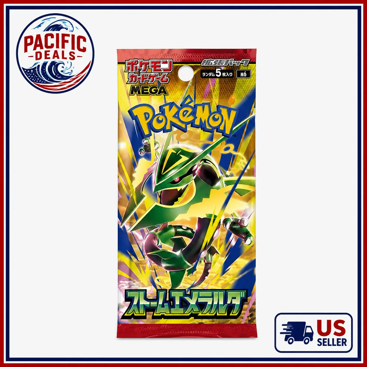 [JAPANESE] Storm Emeralda Booster Pack - 5 Cards per pack