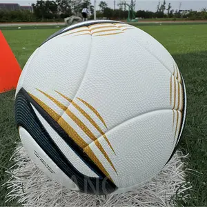 Adult Size 5 Soccer Ball with Mesh Bag and Ball Needle, High Elasticity Durable PU Material, Indoor Outdoor Training and Competition Football Balls