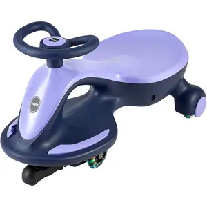 Electric , Load 150 lbs, Wiggle Scooter with Rechargeable Battery  Bluetooth, 2 in 1 Swing with LED Flashing Wheels, AntiRollover  Flexible Steering, Ride on Toys for Outdoor