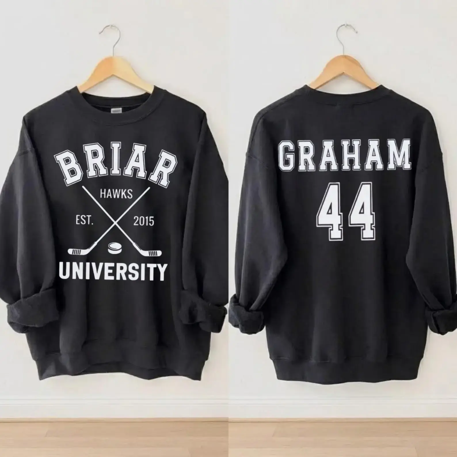 Briar Hockey Crewneck Sweatshirt, Off-Campus, Hockey Romance, Campus Hockey, Briar U Hoodie, University Hockey