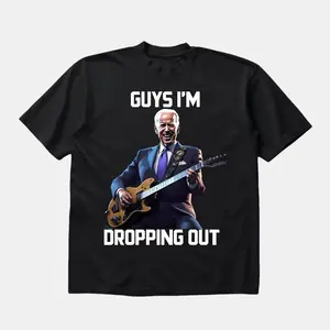 DROP OUT T-SHIRT! Streetwear Shortsleeve Top Casual