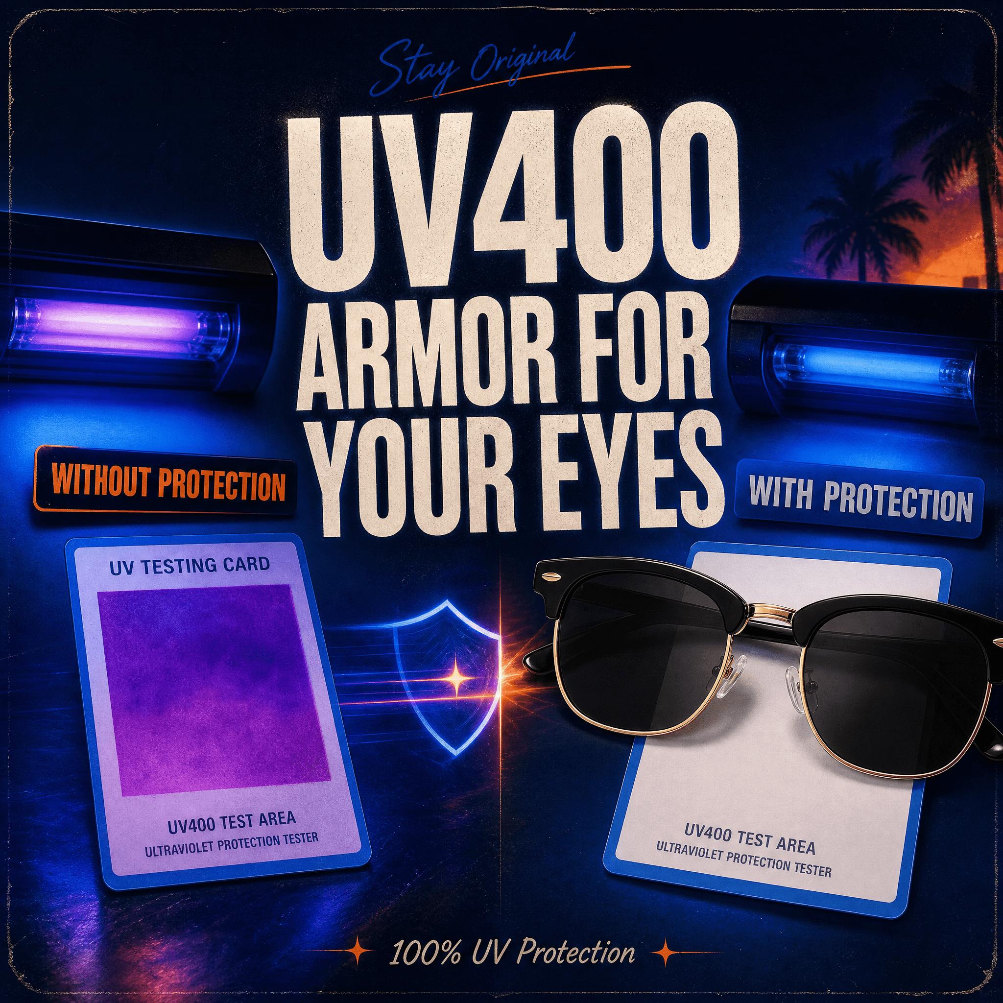 Iconic Clubmaster Sunglasses UV400 Certified, Lightweight,Universal Fit for All Face Shapes, Multiple Lens Options