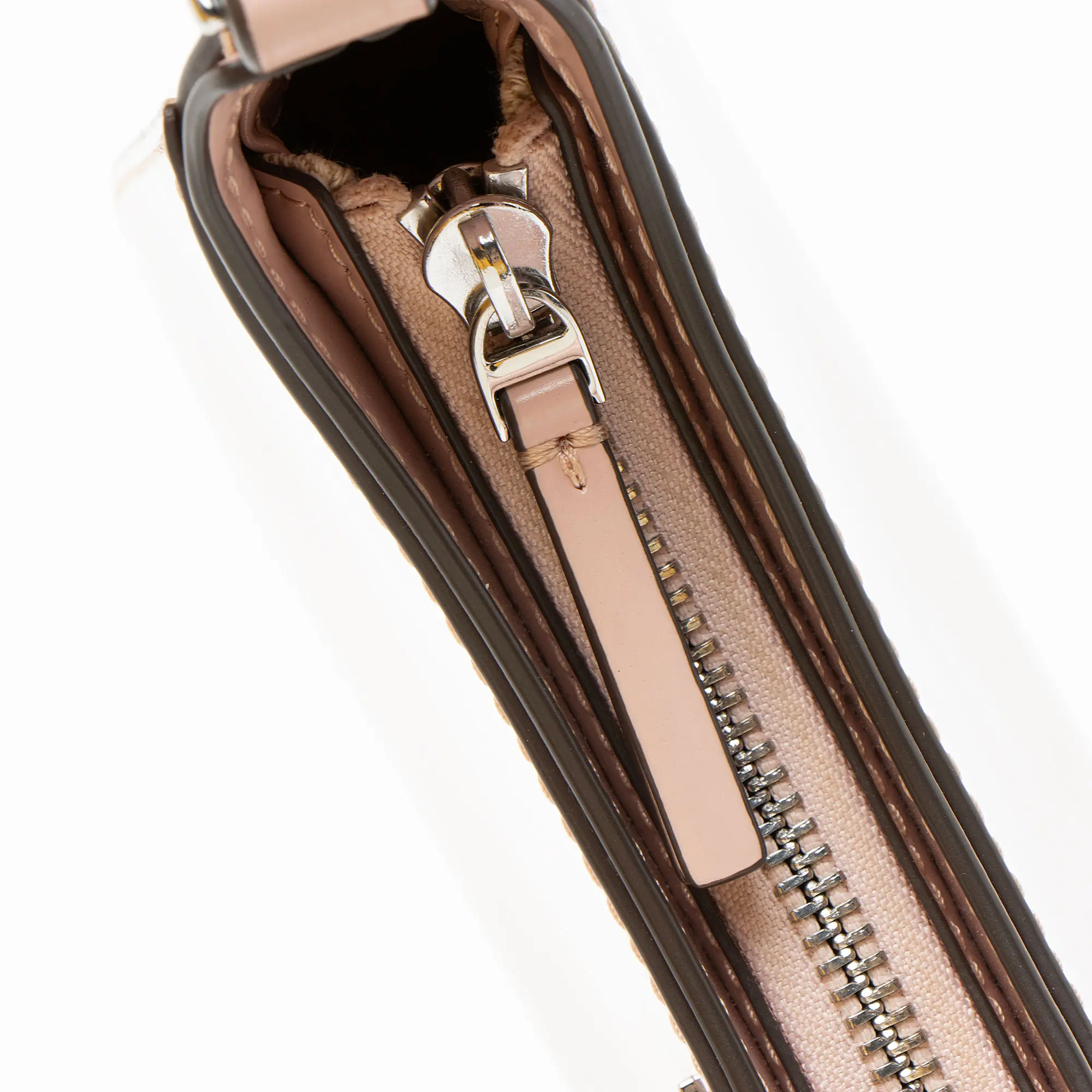 Pre-owned Tory Burch Leather Shoulder Bags Saffiano Emerson 