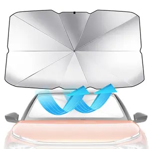 Foldable Car Windshield Sunshade Umbrella, UV & Heat Block with Aluminum Film, Privacy Protection, Universal for Sedan & SUVAutomotive Exterior Accessories for Men & Women, Car Stuff, Vehicle