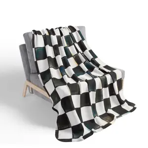 Mackenzie Childs Courtly Check Blanket - Soft, Warm and Lightweight