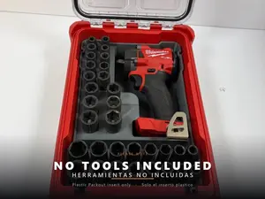 Packout insert milwaukee 2953-20 impact driver 3d printed organizer for m18 sockets  *** only the insert no tools ***