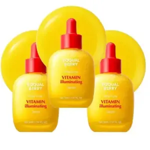 2026 EQUALBERRY Vitamin Illuminating Radiant Serum - Brightening Vitamin C Serum with Niacinamide, Strengthens Skin Barrier, Hydrates via Ceramide and Hyaluronic Acid, 1.01oz/30ml