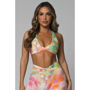 Electric Twist Front Bra