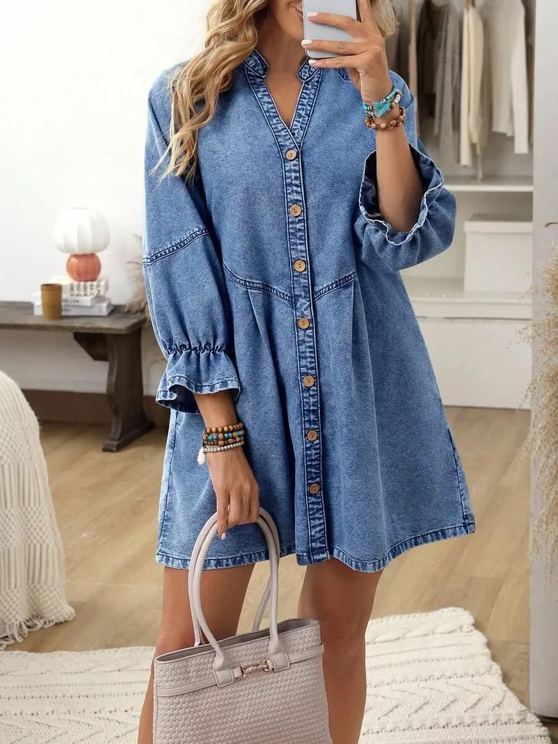 how to fit loose dress 100% Linen Loose Fit Kimono Maxi Dress MADDIE