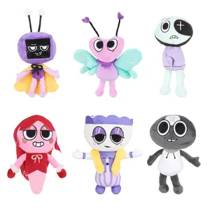 Dandy's World Plush 6 PCS Set for Fans and Friends Soft Plush Material Unique Characters Ideal for Gifting and Play Cozy Feel