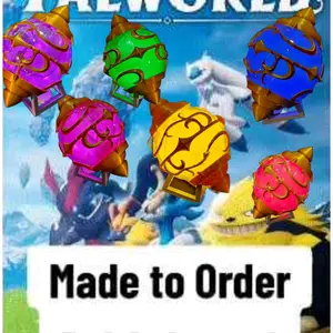 Palworld LED Light Spheres - Battery Operated - Cosplay Prop or Shelf Decoration decoration light