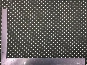 DTY Double Sided Brushed Knit Small Polka Dot Print Fabric