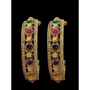 Multicolor bangles - set of two ( READY TO SHIP )