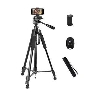 170cm Camera Tripod | For DSLR, Phone & Vlogging | Lightweight & Portable Remote Control Tripod
