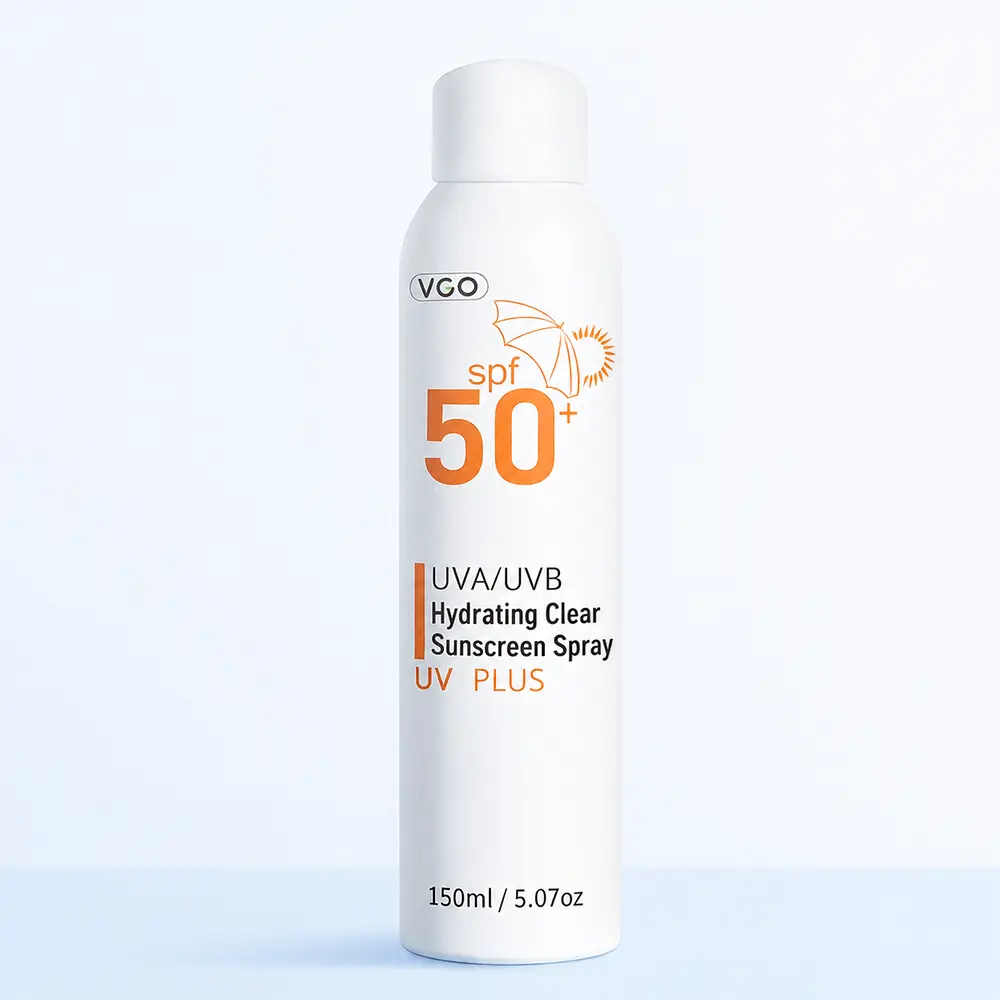 VGO-Hydrating Clear Sunscreen Spray  SPF50+++  Quick film-forming Lightweight and moisturizing Easy to spread-A