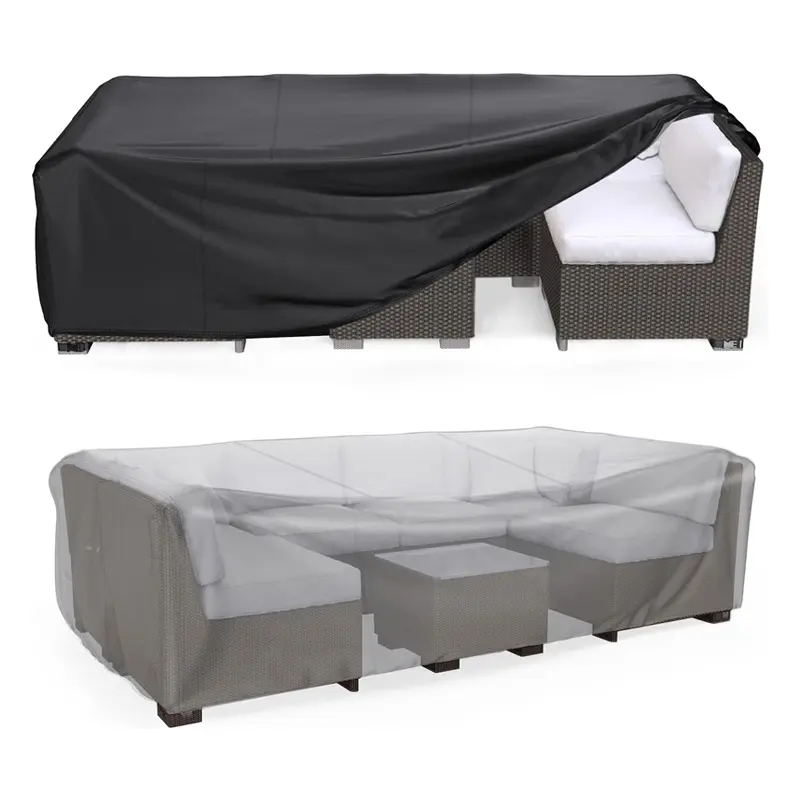 Outdoor furniture covers, garden waterproof and dustproof sofa covers, Waterproof couch cover, heavy-duty courtyard furniture covers, waterproof, Sofa Couch Protector