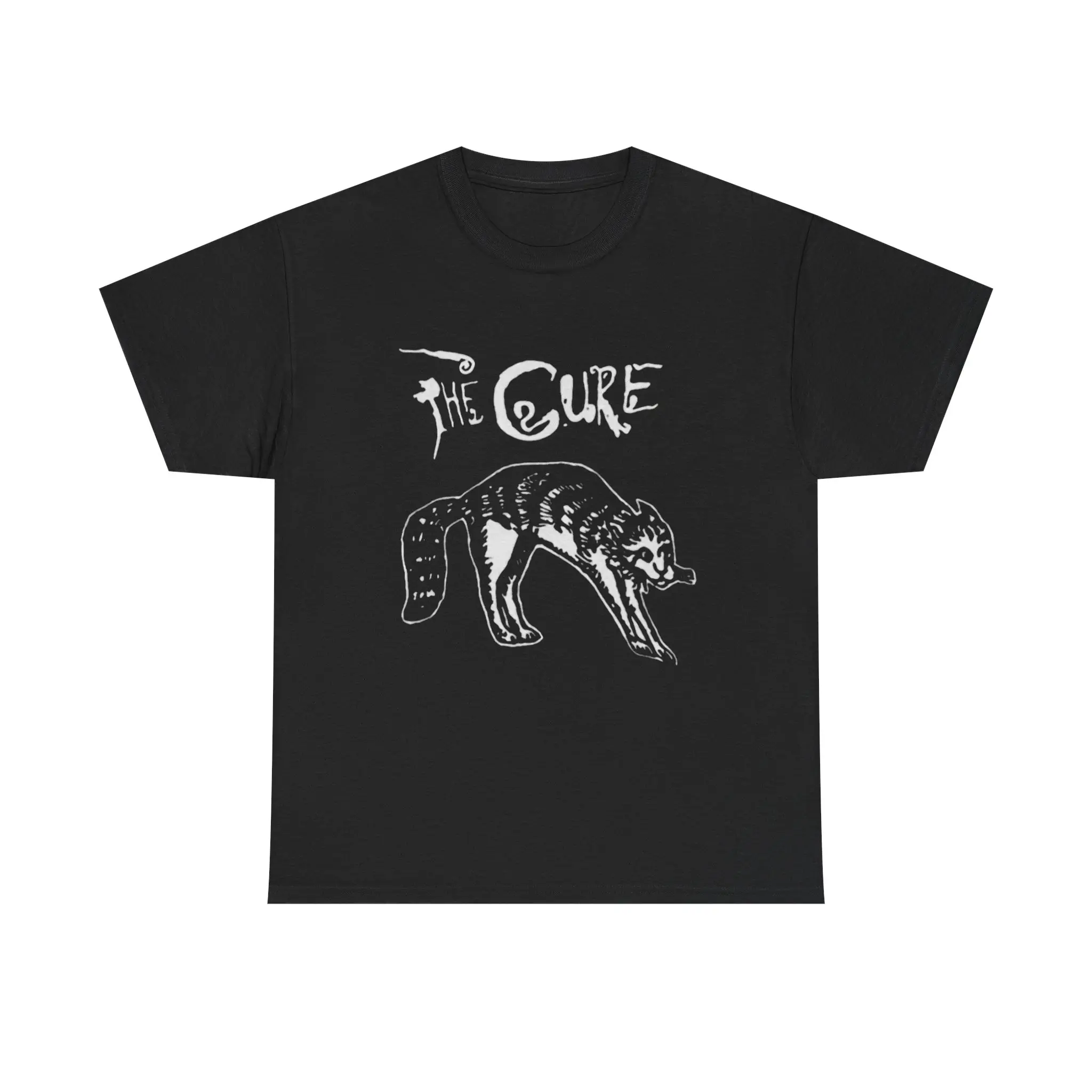 Vintage Retro Band The Cure Unisex T-Shirt, The Cure Cat Tee, 90s 