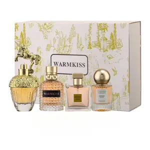 WARMKISS Premium Perfume Gift Set for Women, 4-PieceEau de Parfum Collection, Floral & Fresh Fragrances, GreatGift Idea for Her