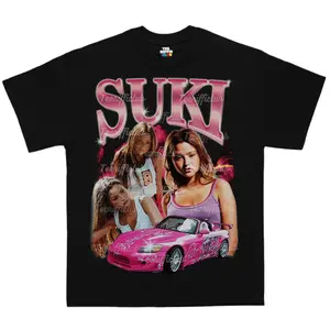 Suki Fast and Furious T-Shirt Featuring 2Fast 2Furious Retro Y2K Racing Design