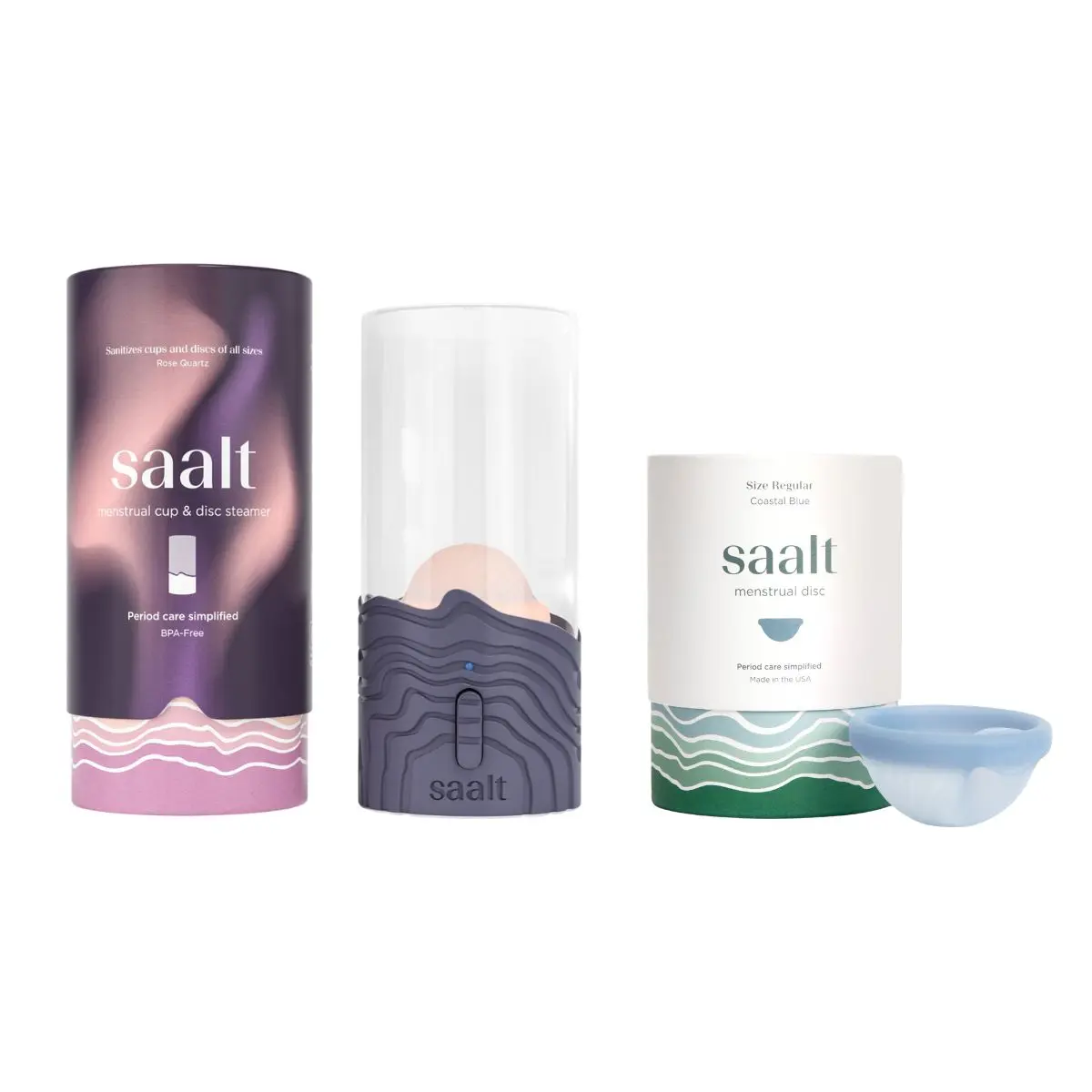 Saalt Disc + Steamer Bundle Saalt Disc + Steamer Bundle