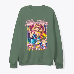 Unisex Sweatshirt - Taylor Moon Shirt, Anime Graphic Cartoon Shirt Menswear Hoodie